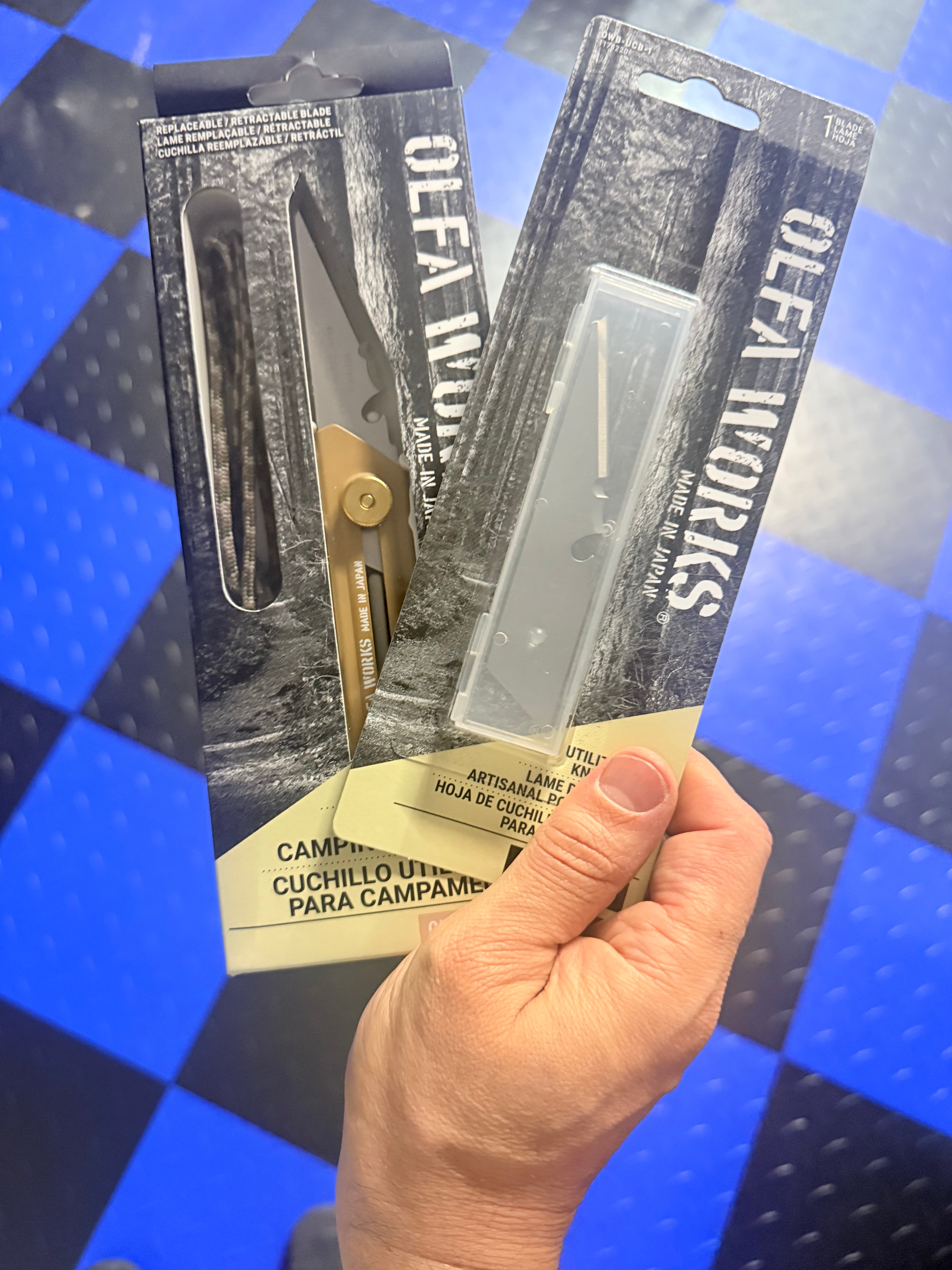 OLFA WORKS OW-UCK-1/SB Utility Camp Knife